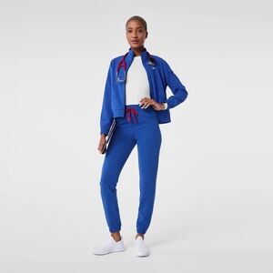 FIGS Team USA Winning Blue: High Waisted Regina Jogger Scrub Pants. NWT.